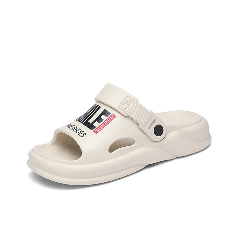 Slazenger Beach Sandals Unisex Khaki, Black-1