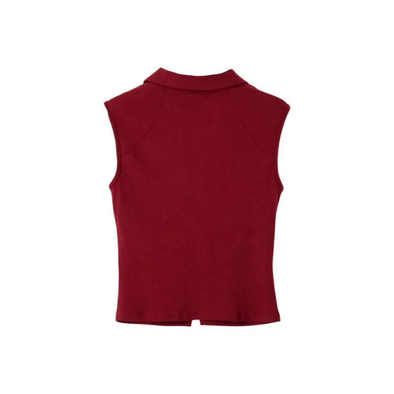 Late White T Shirts Women's Red-1