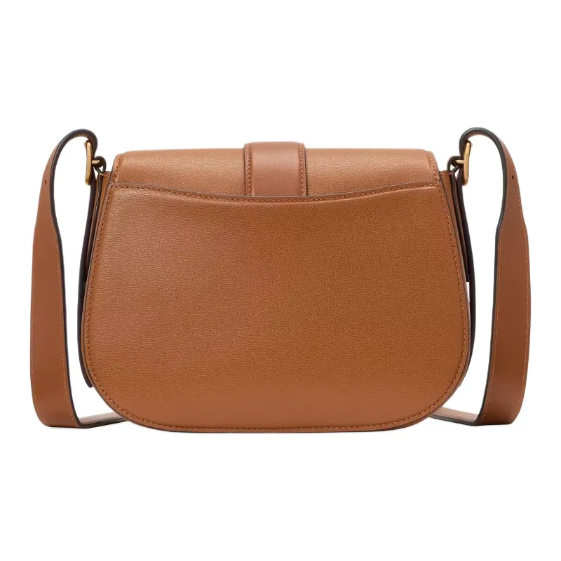 Kate Spade Leather Saddle Bag, Shoulder Bag Women's Brown-2