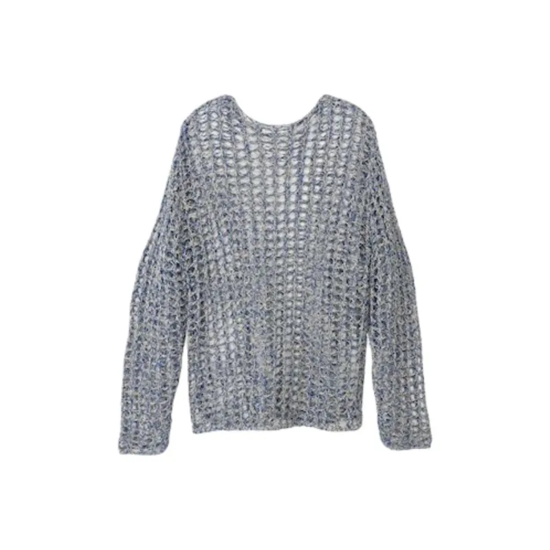 CINOH Knitwear Women's Blue/Beige-1