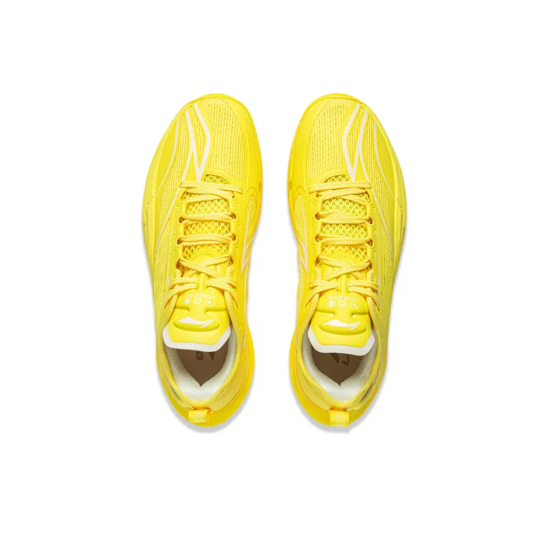 LiNing Cushioning, Slip Resistant, Abrasion Resistant, Rebound Grip Low Top Basketball Shoes Men's Lustrous Yellow-3