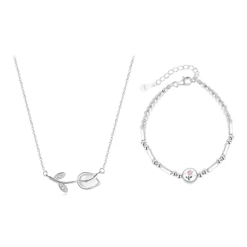 D.K.X Chalcedony Necklaces Women's