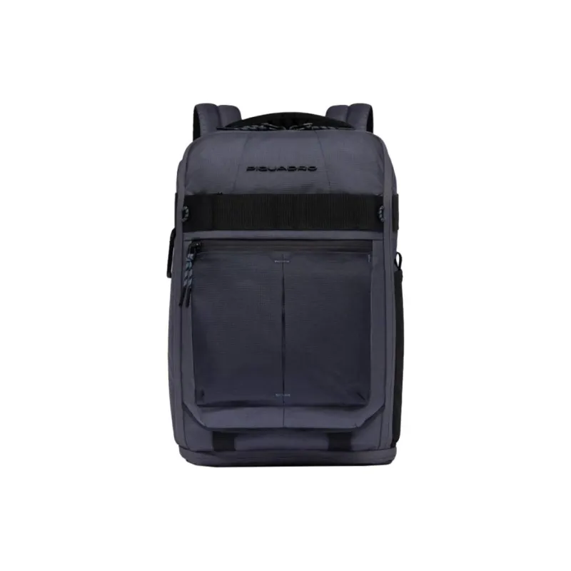 PIQUADRO Genuine Leather Backpack Women's Blue-0