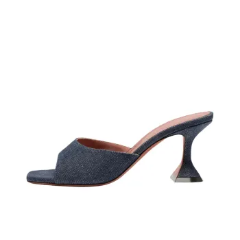 AMINA MUADDI Slide Slippers 7cm Women's Blue