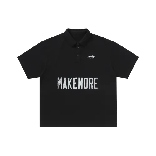 MAKEMOREKMR 남녀공용 폴로 셔츠