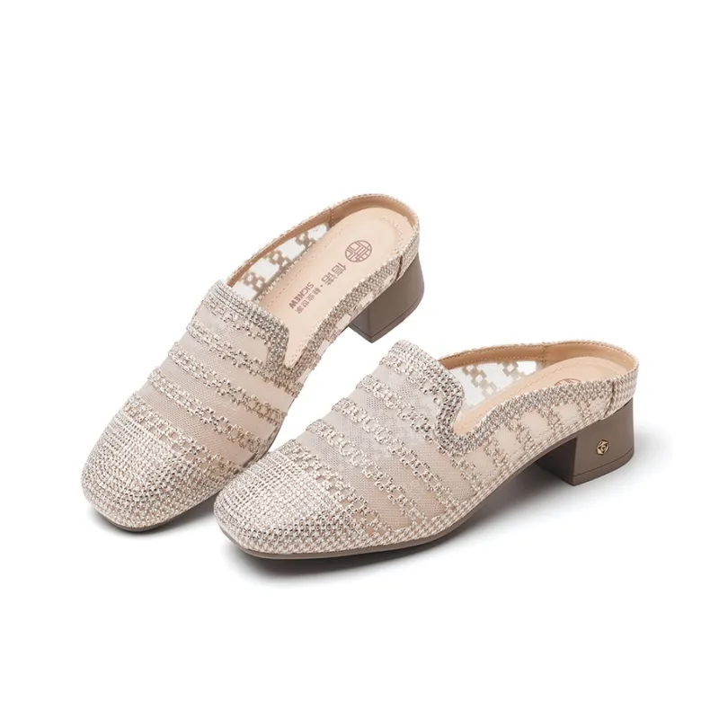 Cigna Rubber Sole Quiet Closed Toe Slippers Women's-6