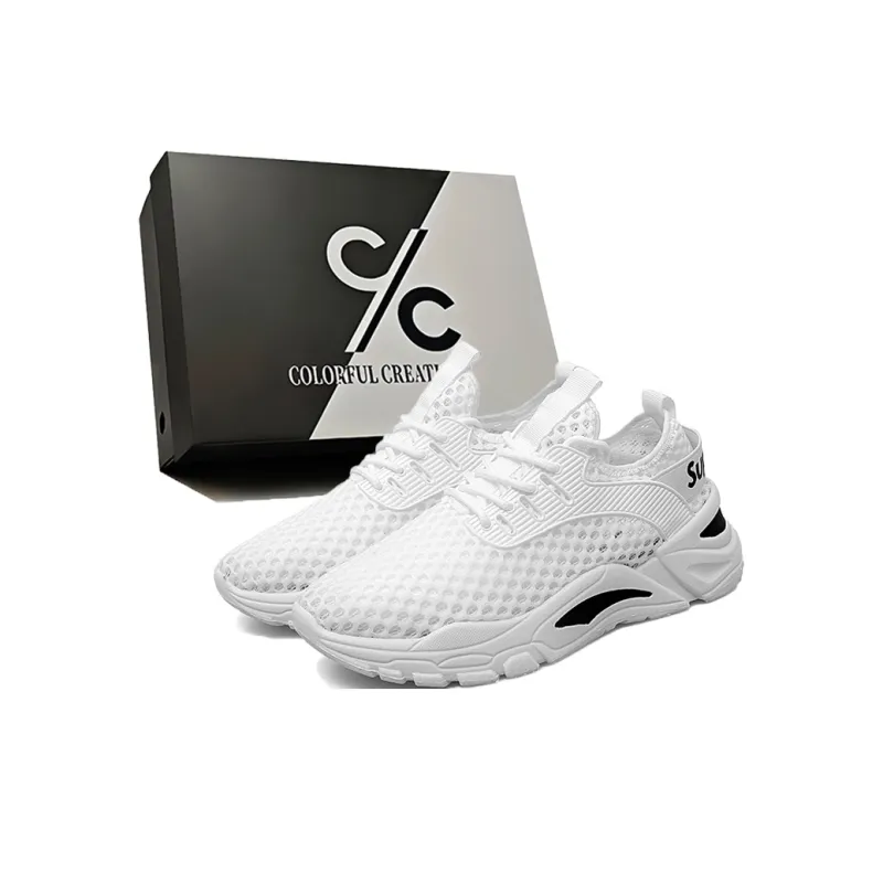 Colorful Creations Shock Absorbers Slip Resistant, Abrasion Resistant, Breathable Low Top Casual Shoes Men's Box-10