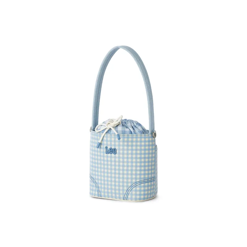 Lee Fabric Handbag Women's Blue Plaid-3