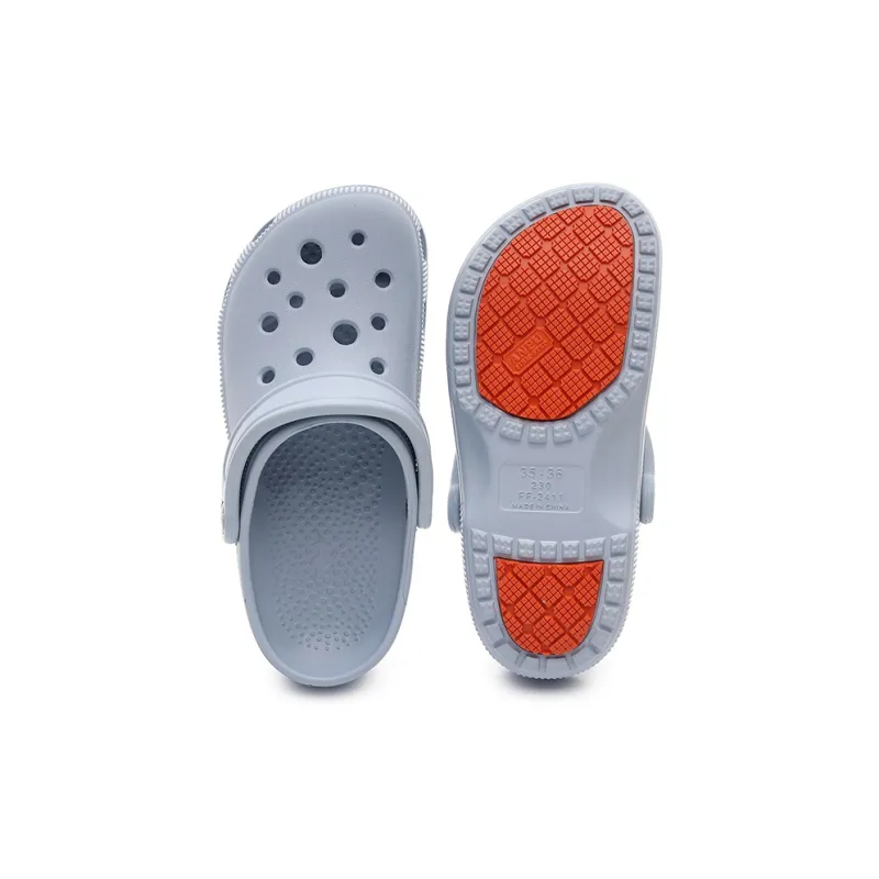 XGGC Summer Outerwear Closed Toe Breathable Odor Resistant EVA Platform Height Increasing, Slip Resistant Clogs-3