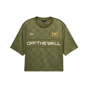 Vans Sports Drop Shoulder Sleeve T Shirt Women's Green
