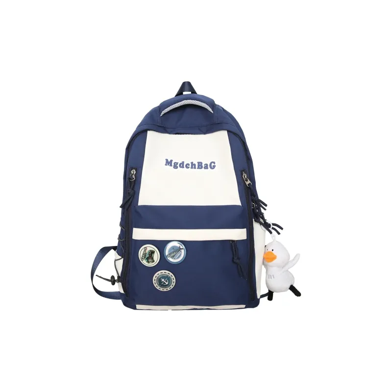 Kewuku Nylon Backpack Unisex Multicolor-10