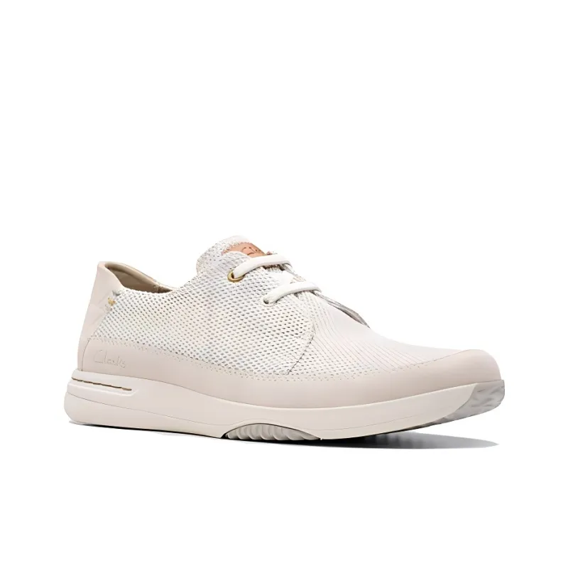 Clarks Carefree Collection Low Top Casual Shoes Men's White-3