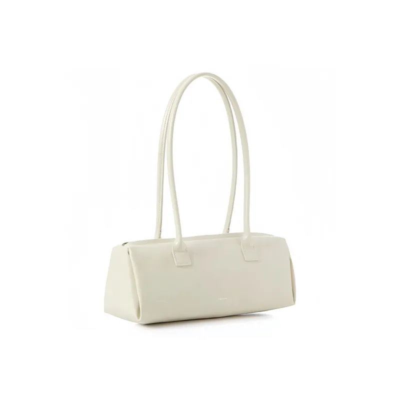 SQUARE Line Cow Leather Shoulder Bag Medium Size Women's Multicolor-3