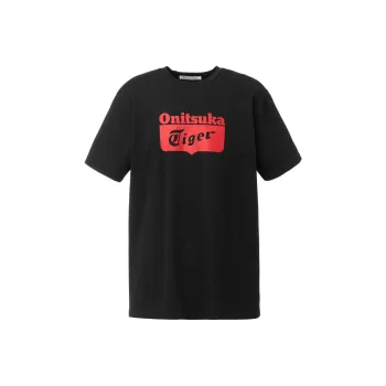 Onitsuka Tiger T Shirt Unisex Black