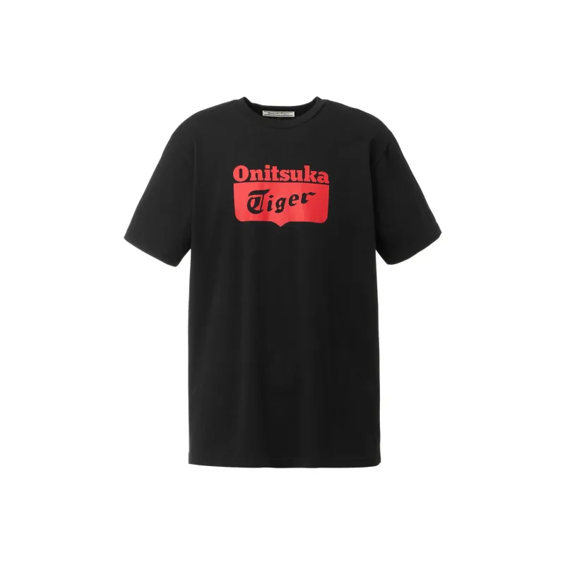 Onitsuka Tiger T Shirt Unisex Black-0