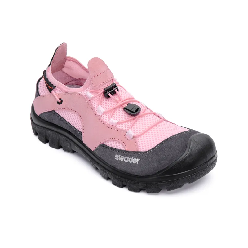 SLEADER Deep Water Cool Series Cushioning And Breathable Low Top Hiking Shoes Women's Pink-1