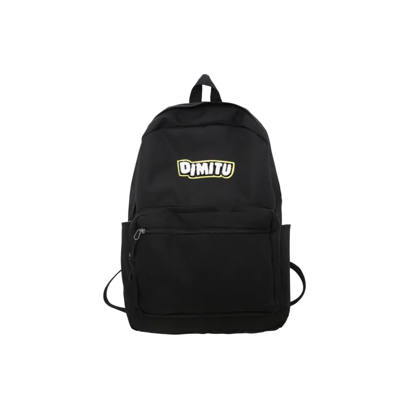 WICKBUEN Nylon Backpack Regular Unisex Red/White/Black/Green-6