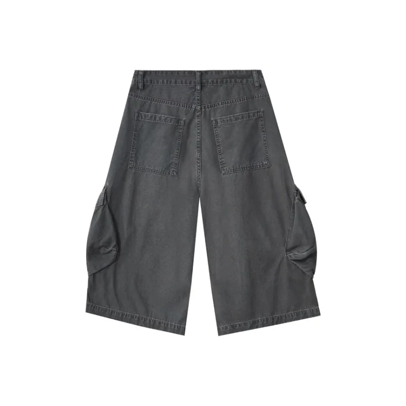 Zanzas Cargo Shorts Unisex Dark Gray-1
