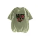 [100% cotton]Palm Green (Tf Flowing Brush Stroke)