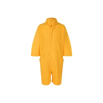 Homme Plissé Issey Miyake Jumpsuit Men's Bright Yellow