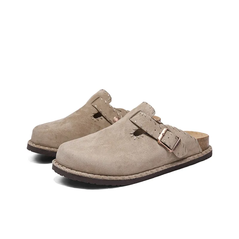 HACKBUTEER Closed Toe Slippers Unisex-7