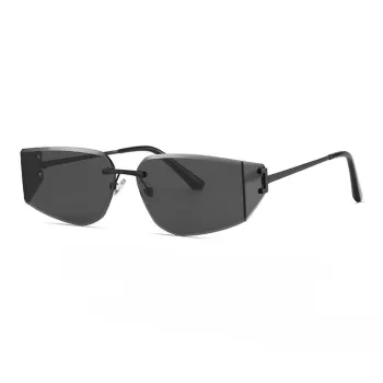PSACSS Alloy Cupronickel Square Sunglasses Unisex