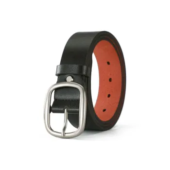 YUZHAOLIN Cow Leather Belts Men's Width 3.5CM