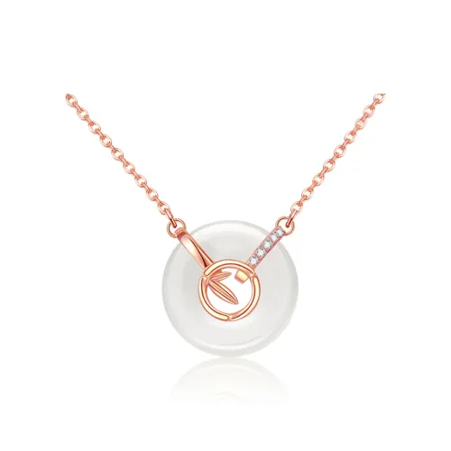 CHAOHONGJI Natural Chalcedony Necklaces Women's