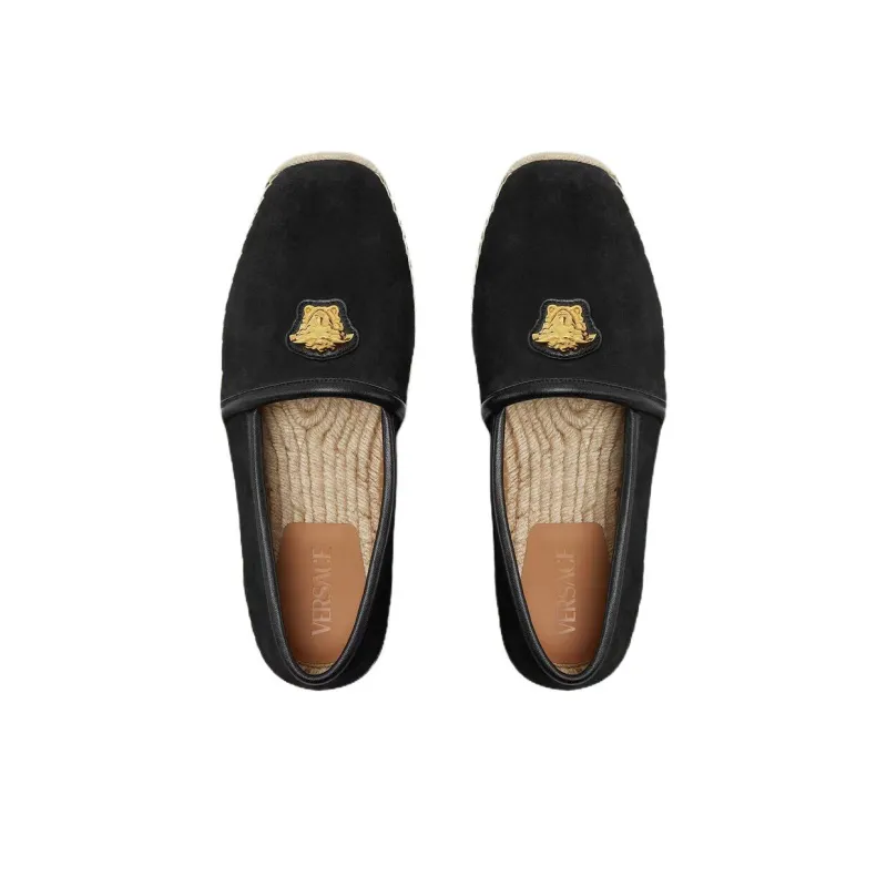 VERSACE La Medusa Versace Espadrilles Men's Black-3