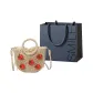 Ecru+Shopping Bag