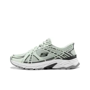 Skechers SPORT WOMENS Anti Slip Wear Resistant Low Top Chunky Sneakers Women's Mint Gray