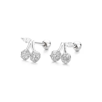CENTURY&KINDLE S925 Silver Stud Earrings Women's