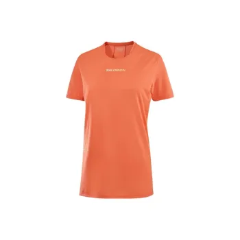 SALOMON Regular T Shirt Women's Golden Lotus Orange