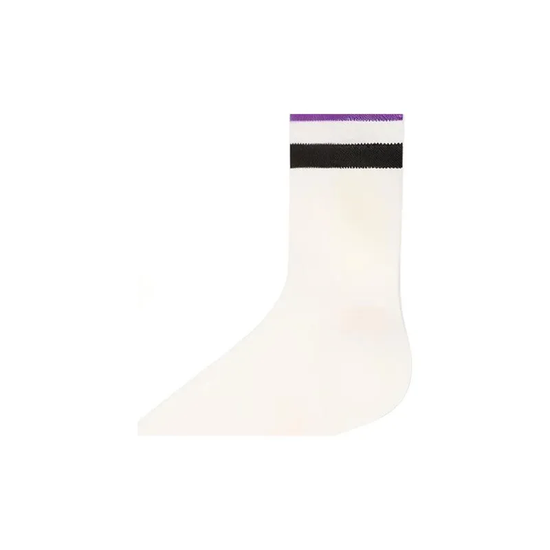 CELINE Mid-Calf Socks Unisex 1 Pack White-4