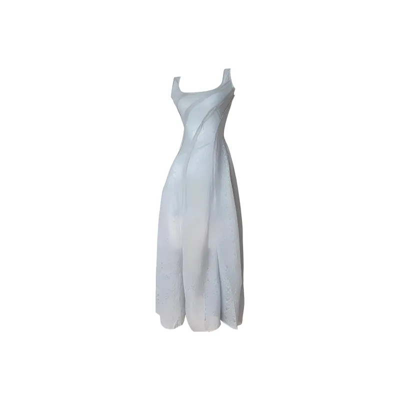 KKX Slip Dresses Women's Blue-0