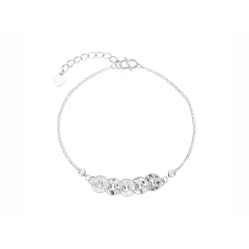 CHINA GOLD 999 Fine Silver Pure Silver Bracelets Women's
