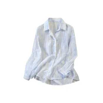 TOUCH Shirts Women's Blue With White Lettering