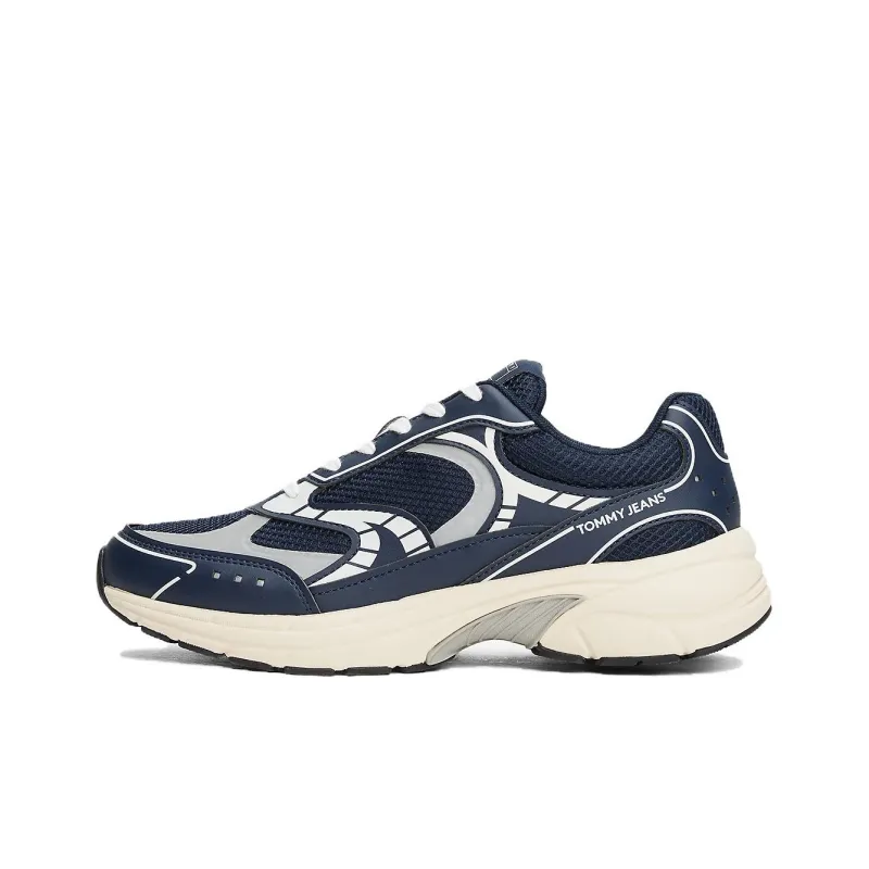 Tommy Hilfiger Trainers Low Top Casual Shoes Men's Blue-0