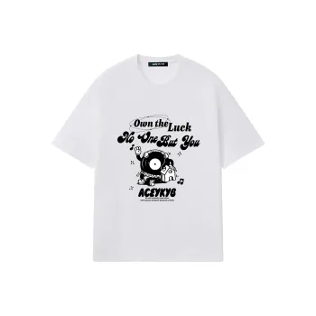 YK&YB T Shirts Unisex White