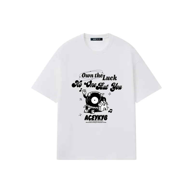 YK&YB T Shirts Unisex White-0