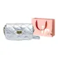 Silver+Shopping Bag