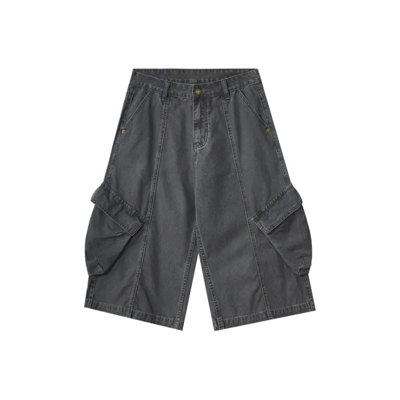 Zanzas Cargo Shorts Unisex Dark Gray-0