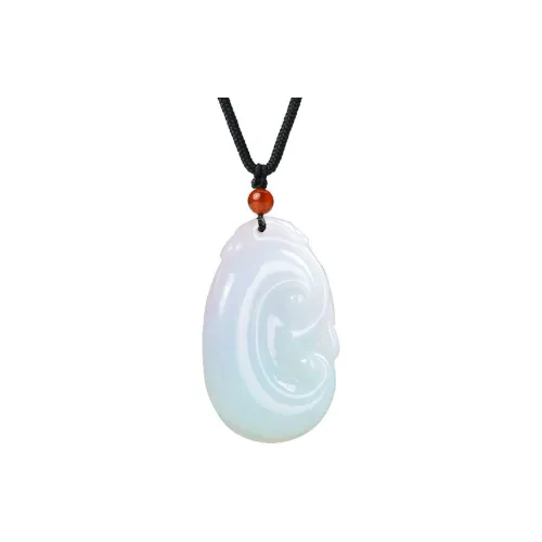 Pengshan Ice Glutinous Jadeite Pendants Unisex