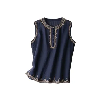 RED DRAGONFLY Tank Tops Women's Navy Blue
