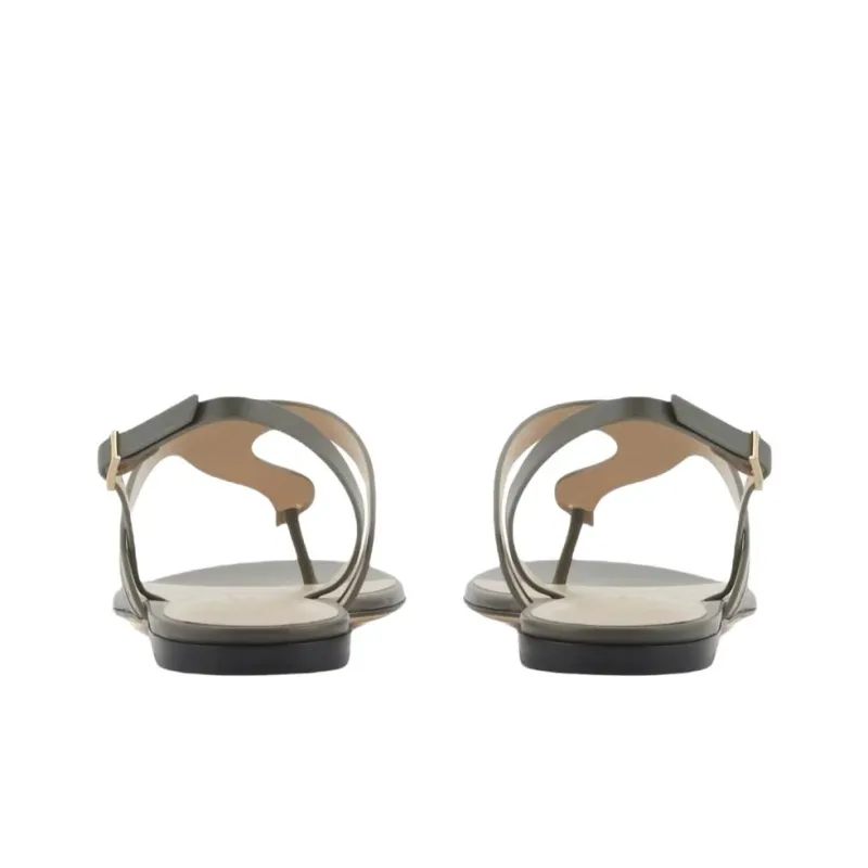 AMANI One Strap Sandals Women's Green-4