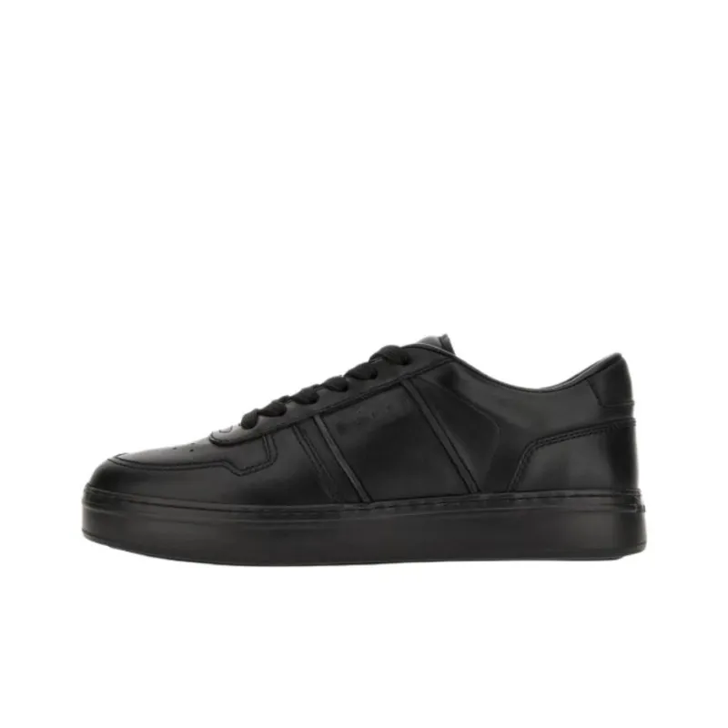 HOGAN H TV Low Top Skateboard Shoes Men's Black-0