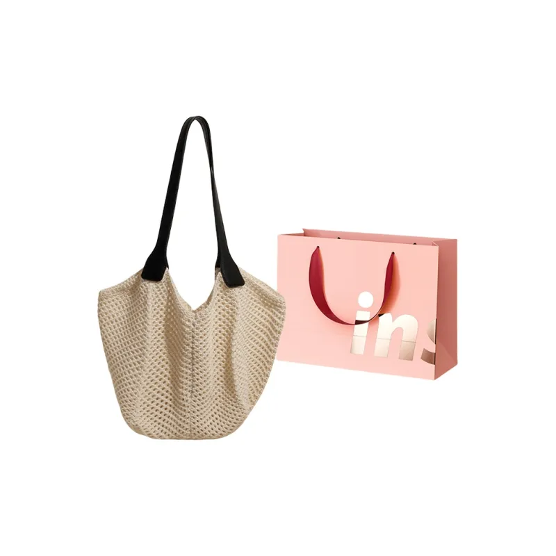 WHEELY BABY+ Knitted Fabric Shoulder Bag Women's Multicolor-19