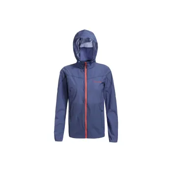 Columbia Hiking Wind And Water Repellent Windbreaker Jacket Women's Blue Purple
