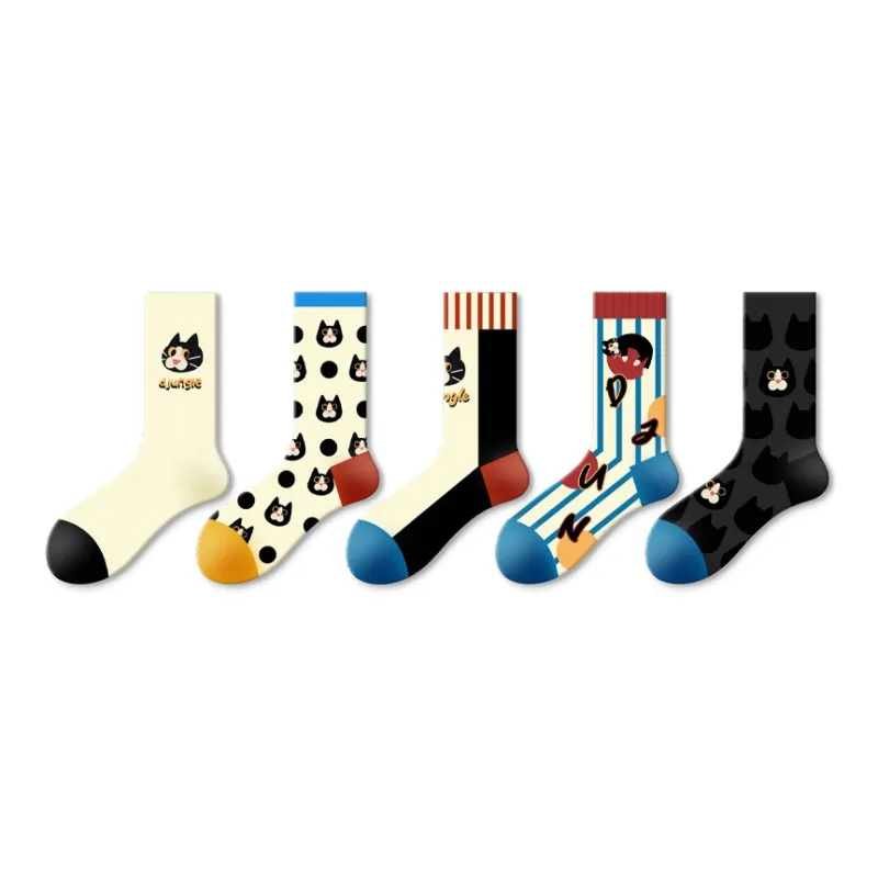 Gentle Welcome Mid Calf Socks Women's 5 Pack-1