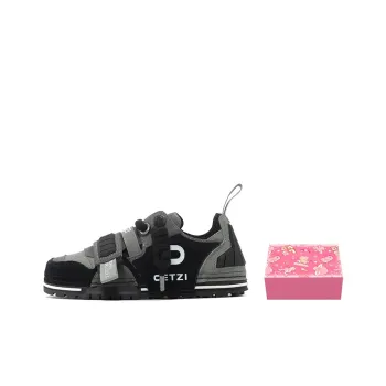OETZI Classic Series 1 Skateboard Shoes Unisex Low Top Black & Gray